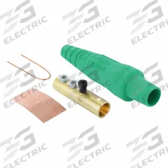 Single Pole Inline: Female, Green, 600V AC/600V DC, 300 A, Double Set Screw Termination, 16 Series (MPN 16D31-UG). Key specifications — Gender: Female; Series: 16; Brand: LEVITON.