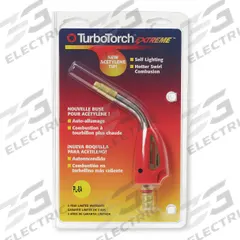 TURBOTORCH Self Igniting Torch Tip: Swirl Flame, Trigger-Start, For Use With G-4/PLF-A5, 5/16 in (MPN 0386-0819). Key specifications — Compatible Torch Manufacturer Part Number: PLF-A5; Connection Type: Quick Connect; Manufacturer Part Number: 0386-0819; Brand: TURBOTORCH.