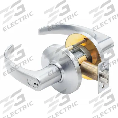 BEST Door Lockset: Office Lever Locksets, Chrome, ADA Compliant
