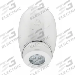 Emergency Remote Light Head: LED, Thermoplastic, Ceiling/Wall, 5 W Lamp Watt, 1 Lamps, 7 to 30 V (MPN ELMRE SP1100L SGL M12). Key specifications — Compatible Mfr. Model Number: ELM4L LTP HO; Mounting Location: Ceiling; Voltage: 7 to 30 V; Adjustable: Yes; Housing Color: White; Brand: LITHONIA LIGHTING.