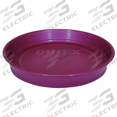 CARLISLE DINEX Charger Base: Smart Therm, Cranberry, 9 3/4 in Dia - Smart.Therm STS II &Turbo-Temp Induction Meal Bases