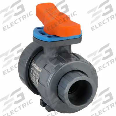 HAYWARD FLOW CONTROL Manual Two-Way Ball Valve: 1 in, PVC, Straight - PVC Ball Valves