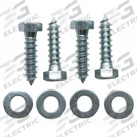 Wood Hardware Connection Pack: Hardware Pack, Unfinished, Steel, Silver, (4) Wood Anchors (MPN WCPK). Key specifications — Brand: WIRECRAFTERS; Product Type: Hardware Pack; Finish: Unfinished; Compatible Brand and Series: WireCrafters; Mounting Type: Bolt-On; Includes: (4) Wood Anchors; Material: Steel.