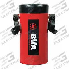 BVA HYDRAULICS Hydraulic Ram: Single Acting, 100 ton Nominal Capacity, 6 in Nominal Stroke Lg, Steel (MPN H10006). Key specifications — attr98927: BVA HYDRAULICS.