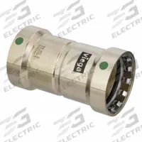 VIEGA MEGAPRESS Transition Coupling: Coupling Body, 1 1/2 in CTS x 1 1/2 in Pipe size, Bronze (MPN 76625). Key specifications — Brand: VIEGA MEGAPRESS; Series: MegaPress®; Broad - Material for Bullet: Copper Or Bronze; Brand - Broad: VIEGA.