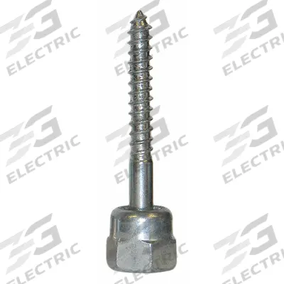 SAMMYS Rod Hanger: 1/4 in Overall Dia, 2 in Overall Lg, 1/4 in Screw Size, Steel - Rod Hangers for Wood