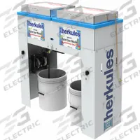 HERKULES Parts Washer: For Solvent/Water-Based Solution Base Type, Auto, 5 gal Drum Capacity, Blue (MPN G375). Key specifications — Cleaning Method: Automatic; For Solution Base Type: Solvent/Water-Based; Tank Material: Plastic; Color: Blue; Filtration Type: No Filtration; Brand: HERKULES.