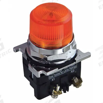 EATON Pilot Light: 30 mm Panel Mounting Size, Amber, LED - LED Pilot-Lights