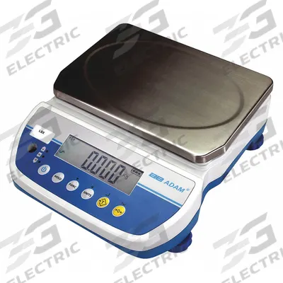 ADAM EQUIPMENT Industrial Bench Scale: 7 1/8 in x 9 5/8 in - Compact Bench Scales
