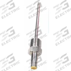 WAHL Immersion Temperature Probe: -76°F to 400°F /-60°C to 204°C, ±0.15°C, 12 in Probe Lg (MPN D1396-13). Key specifications — Accuracy: ±0.15 °C; Brand: WAHL; Probe Sheath Material: 316 Stainless Steel; Process Mounting Thread Size: 1/2" NPT.