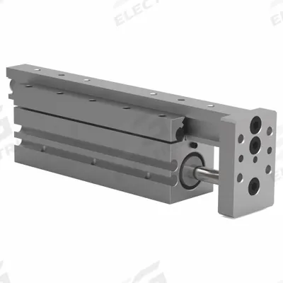 DE-STA-CO Mini Power Slide: 2 in Stroke Lg, 1/2 in Bore Dia, Mfr Part # MPS-1-4, MPS Series - Pneumatic Linear Ball Rail Slides