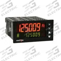 RED LION Universal Digital Meter: 999,999 Display Span - Min, -199,999,999 Display Span - Max, PAX2D (MPN PM500D0400800F00). Key specifications — Manufacturer Part Number: PM500D0400800F00; Accuracy: +/-0.01%; Digital Display Screen Color: Green/Orange/Red; Digital Display Screen Type: LCD; Includes: Mounting Clip; NEMA Enclosure Rating: 4X; Product Type: Universal Digital Meter; Series: PAX2D.