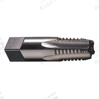 CLE-LINE Pipe and Conduit Thread Tap: 1/4"-18 NPT, 5 Flute, Semi-Bottoming Chamfer, High Speed Steel (MPN C64225)
