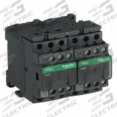 SCHNEIDER IEC Magnetic Contactor: Reversing, 3 Poles, 3NO Contacts, 12 A, 24V DC Coil (MPN LC2D12BD). Key specifications — Brand: SCHNEIDER; Integrated Surge Suppression: Yes.