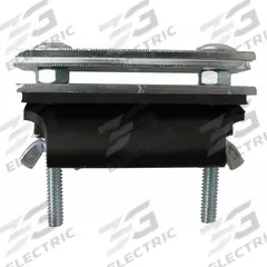 GLEASON Festoon Tow Clamp: Flat, 2 in – 0.66 in, 3.25 in Overall Lg (MPN W25-FT-02). Key specifications — Compatible Cable Type: Flat; Brand: GLEASON; Material: Steel; Product Type: Clamp.