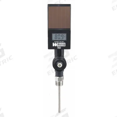 WEISS Thread-Mounted Digital Thermometer: 4 in Stem Lg, -50°F to 300°F /-45°C to 150°C - Adjustable-Angle Water-Resistant Digital Thermometers