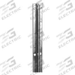ECONOCO Single Slotted Standard: Single, 1 in Slot Spacing, 1/2 in Slot Lg, 11/16 in x 1 in x 96 in (MPN SSRBZ8). Key specifications — Product Type: Slotted Standard; Color: Silver; For Display Type: Recessed Mount Slotted Standards; Material: Steel; Duty Rating: Heavy Duty; Brand: ECONOCO; Finish: Zinc-Plated; Mounting Type: Screw-In.