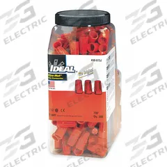IDEAL Twist-On Wire Connectors: Orange, Wire Sizes 18 AWG – 14 AWG, 600 V, 300, PK (MPN 30-073J). Key specifications — Brand: IDEAL; Maximum Wire Combination: (2) 14 AWG; Manufacturer Part Number: 30-073J; Minimum Wire Combination: (1) 18 AWG with (1) 20 AWG.