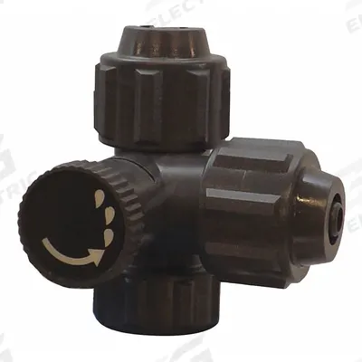 PULSAFEEDER Valve: Valve, Bleeder, Polypropylene Body, 1/2 in Tube Inlet - Bleed Valve Assemblies