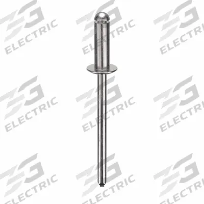 APPROVED VENDOR Blind Rivet,1.772" L,0.156" dia,PK500: Inch, 1 49/64 in Overall Lg, 15/32 in Body Lg - Domed-Head Blind Rivets