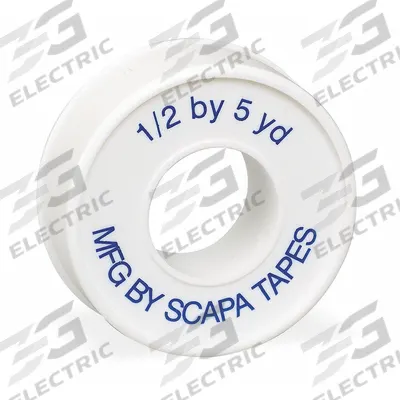 PIP GLOBAL SAFETY Adhesive Tape: White, 5 yd Roll Lg, 1/2 in Tape Wd - Water-Resistant First Aid Tapes
