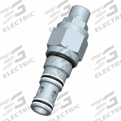 BUCHER HYDRAULICS Cartridge Valve: Screw-In, Screwdriver Adjustment, C10-25 Valve Cavity Size - Logic Control Element Cartridge Valves