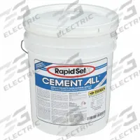 RAPID SET Concrete Repair Compound: Rapid Set, Cement, 55 lb Container Size, Pail, Gray (MPN GRA-RSCA-55). Key specifications — Color: Gray; Series: Rapid Set; Brand: RAPID SET; Compatible Materials: Concrete & Masonry; VOC Content Range: No VOC.