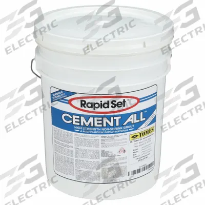 RAPID SET Concrete Repair Compound: Rapid Set, Cement, 55 lb Container Size, Pail - Concrete Resurfacers