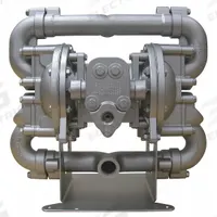 SANDPIPER Double Diaphragm Pump: Aluminum Body, 1 in, NPT Connection, 70 gpm, 289 ft Max. Head (MPN HDF1,DB2A.). Key specifications — Brand: SANDPIPER; Seat Material: 316 SS; Check Valve Material: Buna-N.