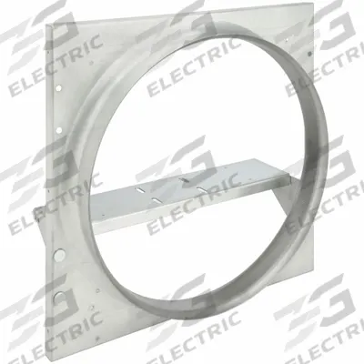Dayton Exhaust Fan Venturi Frame: Steel, For 20 in Blade Dia - Frames for Wall-Mount Ventilation Fans