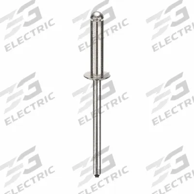 POP AVDEL Blind Rivet,2 in L,0.153 in dia,PK500: Inch, 2 in Overall Lg, 21/32 in Body Lg - Domed-Head Blind Rivets
