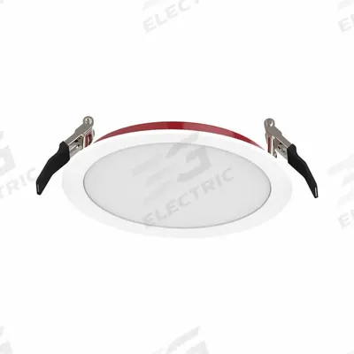 ETI Fire-Rated Down Lighting: 6 in Dia, 1,200 lm, 2700K/3000K/3500K/4000K/5000K - Low-Profile Canless Downlights