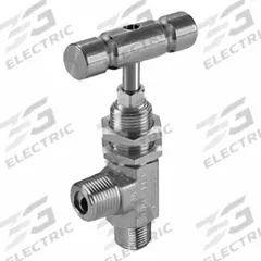 HAM-LET Plumbing Needle Valves: Angle Valve Body, 316 Stainless Steel, Integral Bonnet, MNPT x MNPT (MPN H-380U-SS-N-R-1/4-M-A). Key specifications — For Media: Liquid; Standards: ISO 2006(E); Brand: HAM-LET; Valve Series: H300U; Stem Type: Regulating; Connection Gender - Side 2: Male; Connection Gender - Side 1: Male; Connection Type - Side 1: NPT.