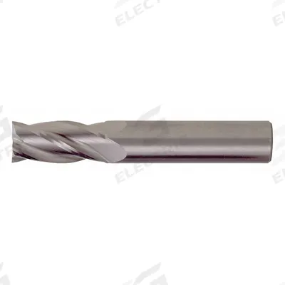 CLEVELAND Corner Radius End Mill: Carbide, 4 Flute, 3/16" Mill Dia, 1" LOC, 0.045" Rad - Carbide Corner-Radius End Mills for Aluminum