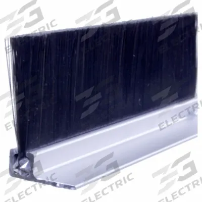 AMERICAN GARAGE DOOR SUPPLY Brush Seal: 90° Angle, Nylon, 1 in Brush Lg - Material Handling