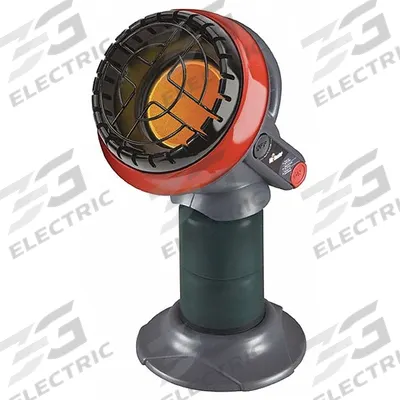 MR. HEATER Portable Gas Tabletop Heater: 3,800 BtuH Heating Capacity Output - Portable Gas Table-Top Heaters