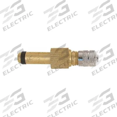 HALTEC Tire Valve Core Housing: Tire Valve Core Housing, Clamp-In, 180° Valve Stem Angle - Tire Valve Stems