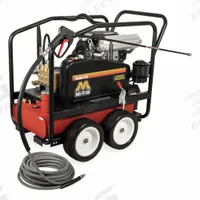 MI-T-M Gas-Powered Pressure Washer: Heavy Duty, Cart, 6,000 psi, 4.3 gpm, Usable Per Week 20 hr (MPN GC-6004-3MGH). Key specifications — attr1034381: Honda; attr1037666: MI-T-M.