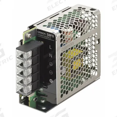 OMRON DC Power Supply: DIN Rail, 150 W Output Power - Rated, 6.5 A Current - Output - DIN Rail Mount DC Power Supplies