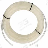 EAGLE BELTING Round Belt: Clear, 1/2 in Dia, For 4 in Min Pulley Dia, 100 ft Overall Lg, Hollow, 85A (MPN 4934024). Key specifications — Hardness: 85A; Brand: EAGLE BELTING; Belt Material: Polyurethane; Color: Clear.