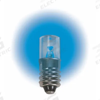 APPROVED VENDOR Compact LED Bulb: LED, Miniature Screw (E10), (T) Tubular, T3-1/4, 6.3V DC - Mini Screw Base (E10) Miniature Lamps