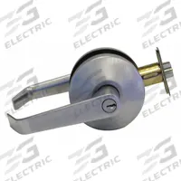 FALCON Door Lockset: Classroom Lever Locksets, Chrome, ADA Compliant (MPN B561CP6D D 626). Key specifications — Ligature Resistance: Not Ligature-Resistant; Brand: FALCON; Lockset Function ANSI Code: F84; Visual Indicator Message: No Message; Lockset Style: Dane; ADA Compliant: Yes; Finish: Satin Chromium-Plated : Zinc.