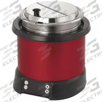 Induction Rethermalizer: 11 qt Capacity, 800 W Watt, Red, 13 1/2 in Overall Ht, 13 in Overall Wd (MPN 74110140). Key specifications — Brand: VOLLRATH; Color: Red; Manufacturer Part Number: 74110140; Product Type: Rethermalizer; Voltage: 120V AC.
