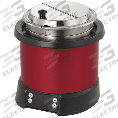 VOLLRATH Induction Rethermalizer: 11 qt Capacity, 800 W Watt, Red, 13 1/2 in Overall Ht - Induction Rethermalizers