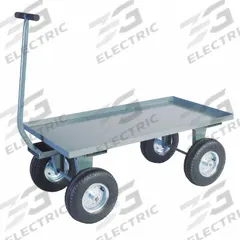 JAMCO Wagon Truck: 2,000 lb Cap, 48 in L x 24 in W x 19 in H Deck, T-Shaped, 12 ga Frame, Gray (MPN TV248N200GP). Key specifications — Brand: JAMCO; Color: Gray.