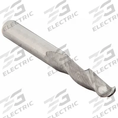 CLEVELAND Ball End Mill: Carbide, 2 Flute, 7/16" Mill Dia, 3" LOC, 6" OAL (MPN C60954) - Carbide Ball End Mills for Aluminum