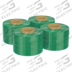 GOODWRAPPERS Stretch Wrap Film: 60 ga Gauge, 3 in Overall Wd, 1,000 ft Overall Lg, Light Green, 4 PK (MPN 15A863). Key specifications — Brand: GOODWRAPPERS; Color: Light Green.