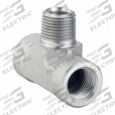 PARKER Metal Pipe Tee: 1 1/4 in x 1 1/4 in x 1 1/4 in, 1,000 psi, Steel - Threaded High-Pressure Pipe Fittings