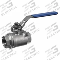 USA INDUSTRIALS Manual Two-Way Ball Valve: 3/8 in, 304 Stainless Steel, Straight Valve Body, PTFE (MPN ZUSA-VLV-24). Key specifications — Brand: USA INDUSTRIALS; Handle: Locking Lever.