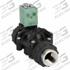 ASCO Solenoid Valve: 2-Way, Normally Closed, 1/2 in Pipe Size, 110V AC/120V AC, Plastic Body, Indoor (MPN 8212A019S0100F0). Key specifications — Pipe Size: 1/2 in; Voltage: 120V AC; Brand: ASCO; Coil Enclosure: Conduit Hub.